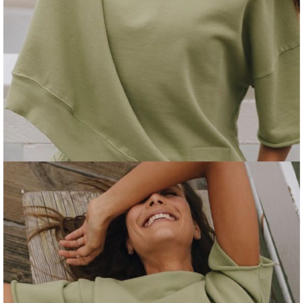 Daily Drills Matcha Green Crewneck Sweat Set